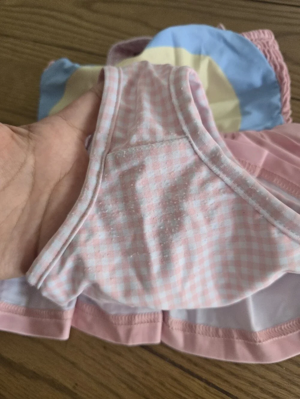 Smocked Sweets  Rainbow Swimsuit 2T